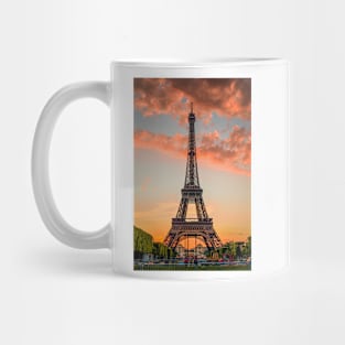 Eiffel Tower Sunset Mug